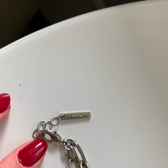 Layered gold chain necklace - Picture 3 of 7